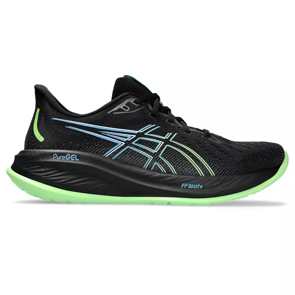 Asics Men's GEL-CUMULUS 26 BLACK/ELECTRIC LIME
