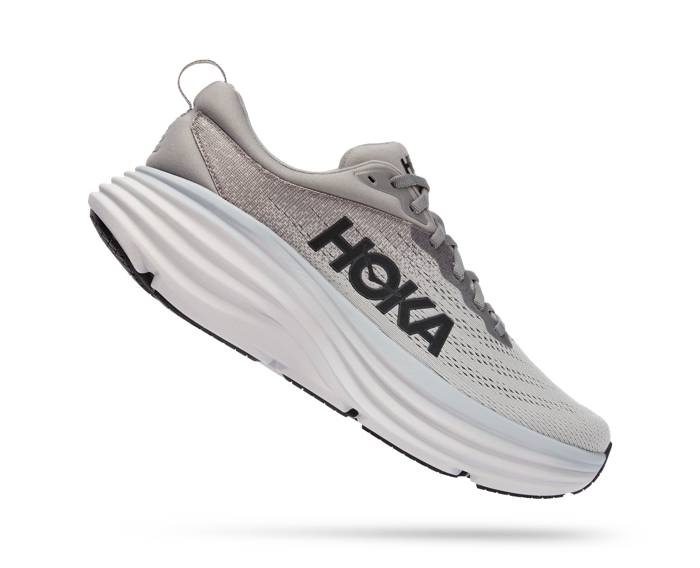 HOKA スニーカー グレー ハイソール BONDI8 28cm Stealth/Tech Bondi 8 Caged Road Running Shoe | HOKA®