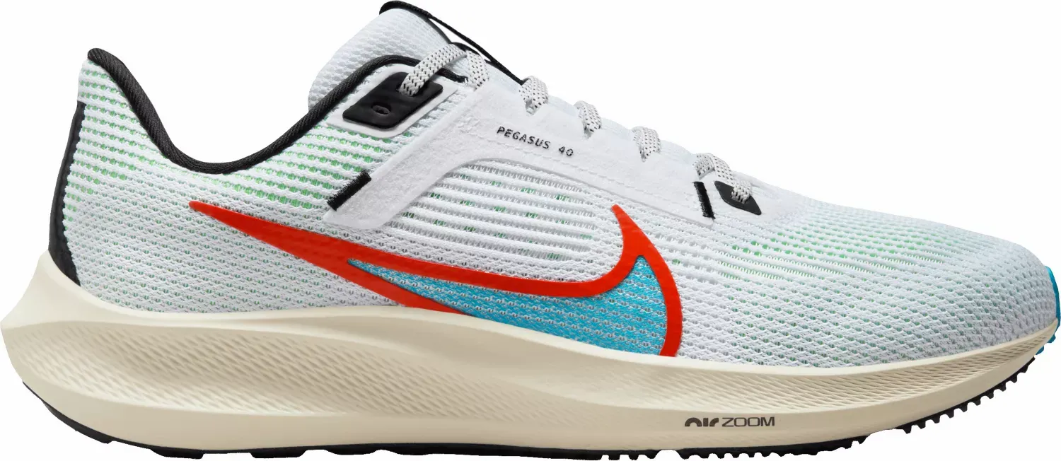 Nike Men's Zoom Pegasus 40 SE White-Multi-Color-Pale Ivory