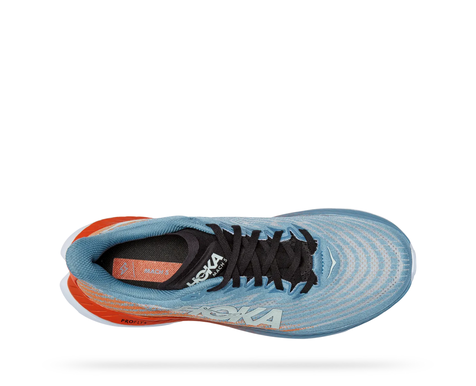 HOKA　MACH 5 27cm ブルースティールサンリットオーシャン Men's Hoka Mach 5 Running Shoes (Colour: Bluesteel/Sunlit