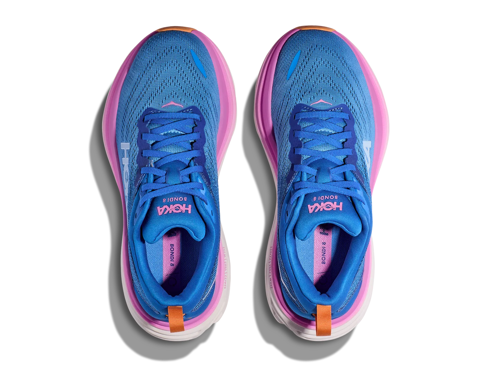 Hoka WOMEN'S BONDI 8 BLUE/PINK