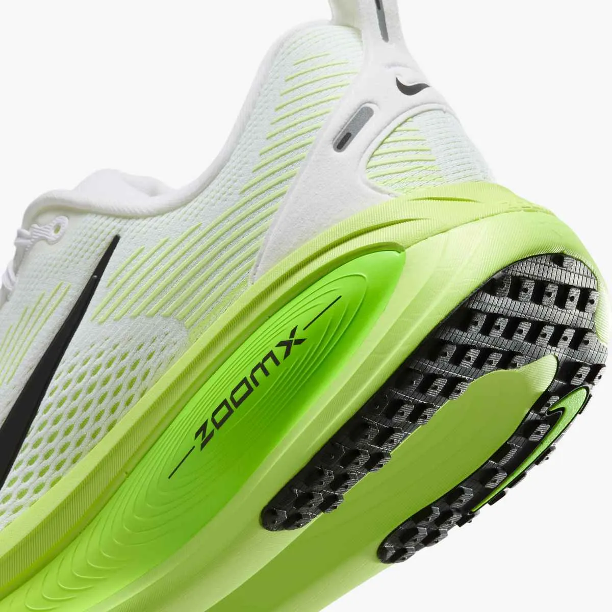 Nike Men's Vomero 18 WHITE/BLACK-ELECTRIC GREEN-VOLT
